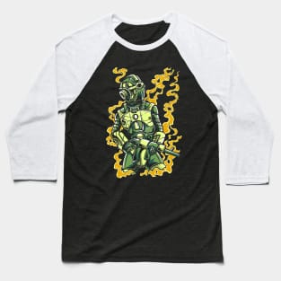 Robot Soldier Baseball T-Shirt